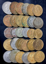 Old Greece Coin Lot - 1926-PREEURO - 1/2 DRACHMAI - 30 VINTAGE COINS - LOT #D28