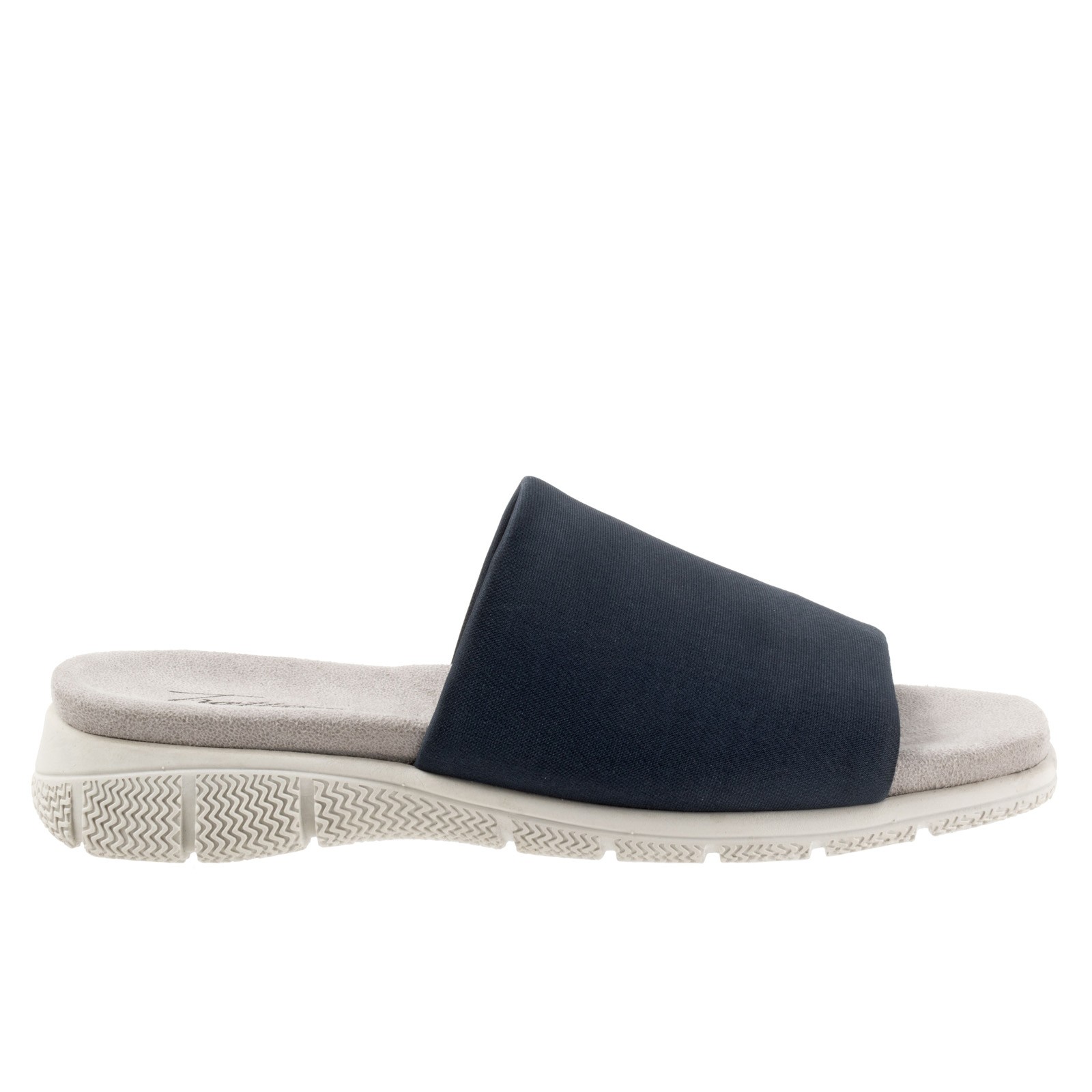 Trotters Toni T2323-400 Womens Blue Narrow Leather Slides Sandals Shoes 10 6390₽