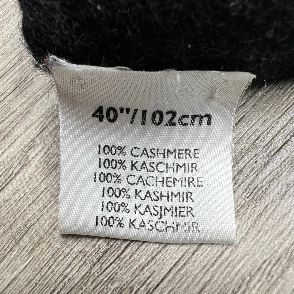 Johnstons Of Elgin Crewneck Pullover Cashmere Sweater Men’s Size 40”/102cm Black - Image 4 of 4