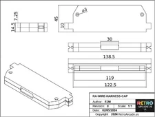 New Jamma Board Standard Cabinet Wiring Harness protective cover for 56 Pin