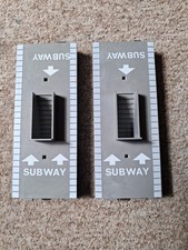 HORNBY R461 SUBWAY PLATFORM SECTION OO GAUGE X 2 Good Used Condition 