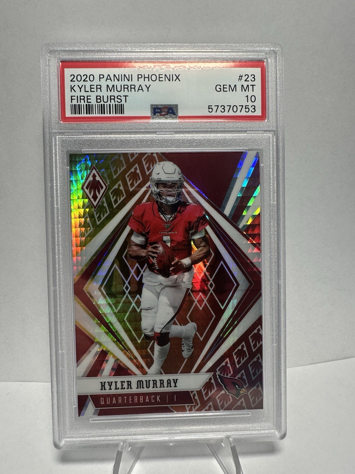 2020 Panini PANINI PHOENIX FIRE BURST #23 Kyler Murray front