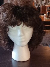 Jon Renau Layered Curly Brown & Auburn Synthetic Wig Classic Bonded Cap