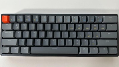 Keychron Mechanical Keyboard K12 US 60% Wireless Red Switch Used Tested