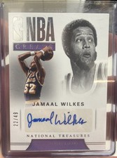 2017-18 Panini National Treasures - Nba Greats Signatures Jamaal Wilkes #  /49