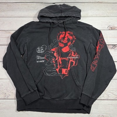 Corpse  C+Husband20 Anime Hoodie Pullover Black/Gray, Size M