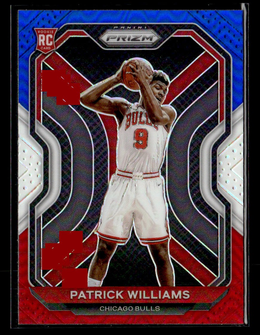 2020-21 Panini Prizm #288 Patrick Williams Red, White and Blue Rookie card