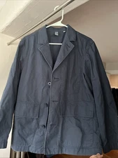 Uniqlo Jw Anderson Navy Cotton Jacket Chore Blazer XS