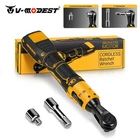 Cordless Ratchet Wrench 1/2" & 3/8" 95 Ft-lbs Extended Head For DEWALT Battery