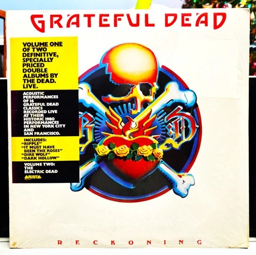 GRATEFUL DEAD "RECKONING" BRAND NEW SEALED DOUBLE VINYL 1981 ARISTA A2L8604