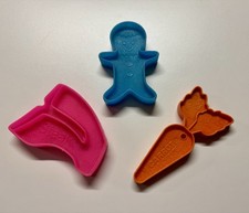 Vintage Mattel 1972 Tuff Stuff Shopping Buggy Cart Replacement Food Lot Of 3