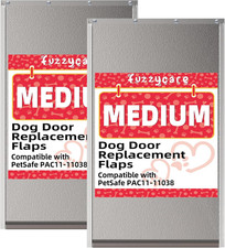 2PACK Medium Dog Door Replacement Flap with Screws, Doggie Door Replacement Flap