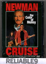 Paul Newman+Tom Cruise- The color of money DVD+Special features Sealed Reg.1 USA