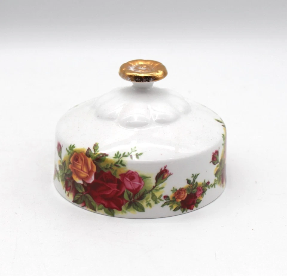 Deckel der Butterdose rund von Royal Albert Old Country Roses - Bild 1 von 2