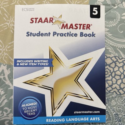 STAAR Master Reading Practice Book Level 5 TEKS Aligned New Item Types NEW 