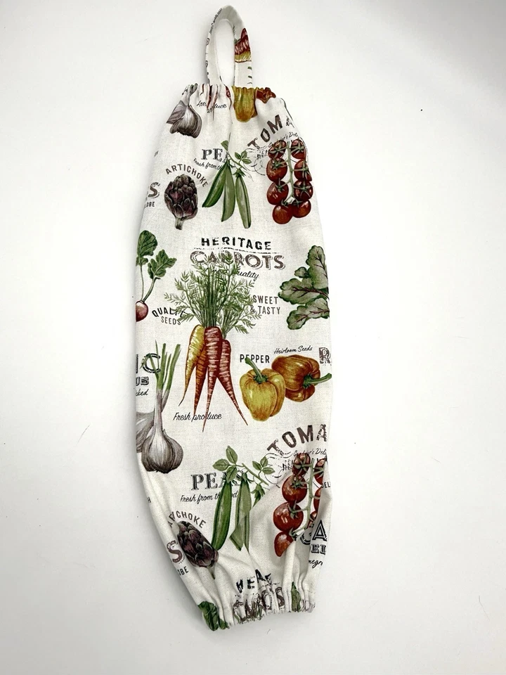 Soporte para bolsa de plástico de tela/soporte para bolsa de compras - Diferentes telas para elegir Foto 3 de 4