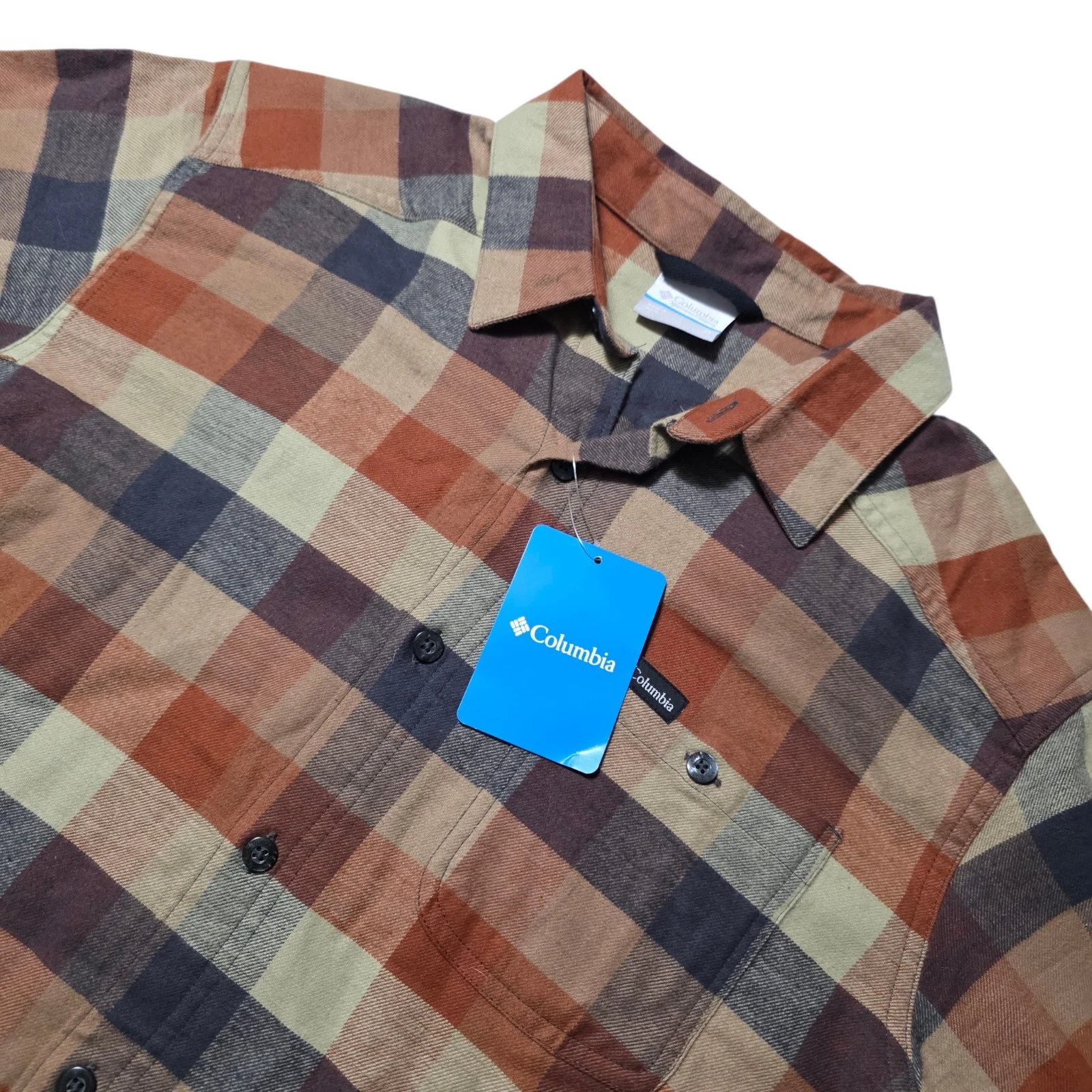 Columbia Flannel Shirt Mens Medium Plaid Button Up Outdoor Fall Hiking
Opens in a new window or tab