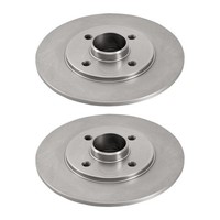 2 Bremsscheiben Voll Ø 238 Mm 8 Mm A.B.S. FüR U.A. Renault 19