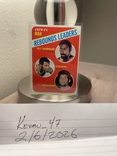 1971-72 Topps Leaders Kareem Abdul Jabbar, Wilt Chamberlain, Elvin Hayes #142