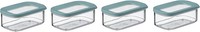Mepal Vorratsdosen Set 4-Teilig Luftdicht 425Ml Nordic Green Kunststoff
