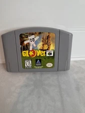 Glover Nintendo N64 Video Game Cartridge Retro 1998 Hasbro Tested & Cleaned