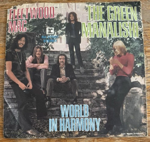 Fleetwood Mac Green Manalishi Reprise Records 45rpm W/PS Norway (1970) Near Mint