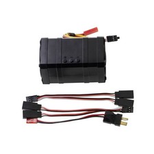Dual Channel Engine Sound Simulator System 10 Sound Effects Standby For RC Car