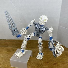 LEGO Bionicle 8732 Toa Matoro Inika Figure Manual Tested Sword No Batteries Inco