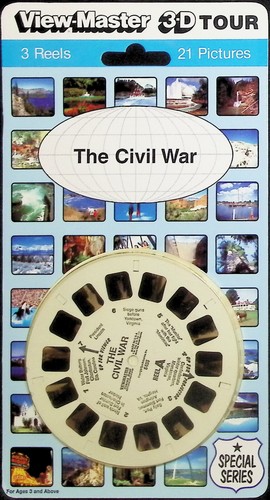 The Civil War 3D View-Master 3 Reel Packet NEW SEALED