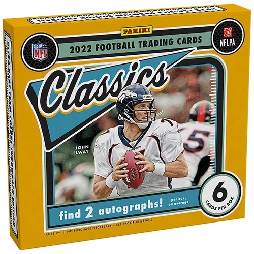 2022 Panini Classics Football Premium Edition Factory Sealed Hobby Box