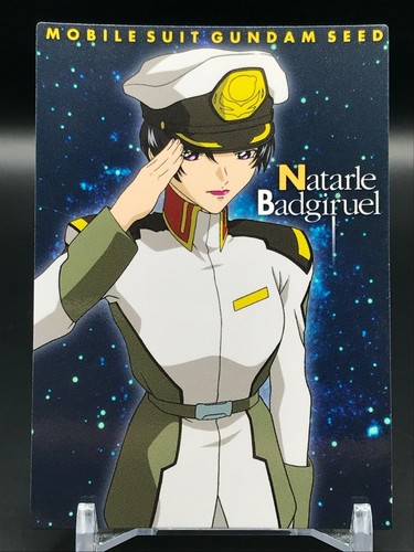 Natarle Badgiruel SEMILLA GUNDAM CARDDASS TCG BANDAI 2003 Japonés Raro No.31 Envío Grabado - Imagen 6 de 12