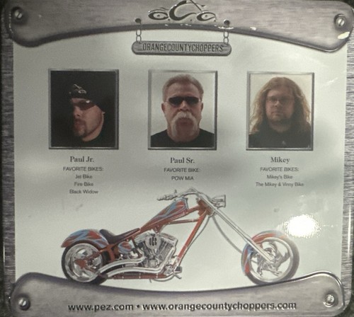 2004 American Chopper Orange County Choppers, motorcycle, 2 Pez Die Cast 1:18 - Picture 16 of 16