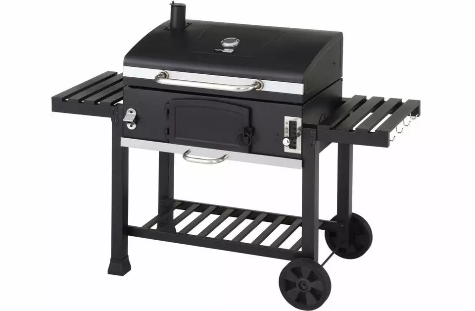 CosmoGrill Outdoor XXL Smoker Barbecue Charcoal Portable BBQ Grill Home Garden - Image 2 of 4