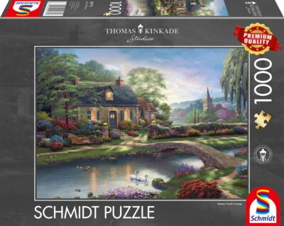 1000 Teile Schmidt Spiele Puzzle Thomas Kinkade Stoney Creek Cottage 59775