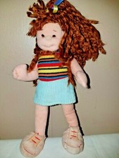 TY Teenie Beanie Bopper Girl 8" Bonita Penélope Azul Falda Curduroy Muñeca de Peluche