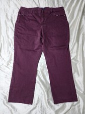 Women's Bandolino Amy Modern Straight Leg Tummy Stretch Jeans Size 18 Missy