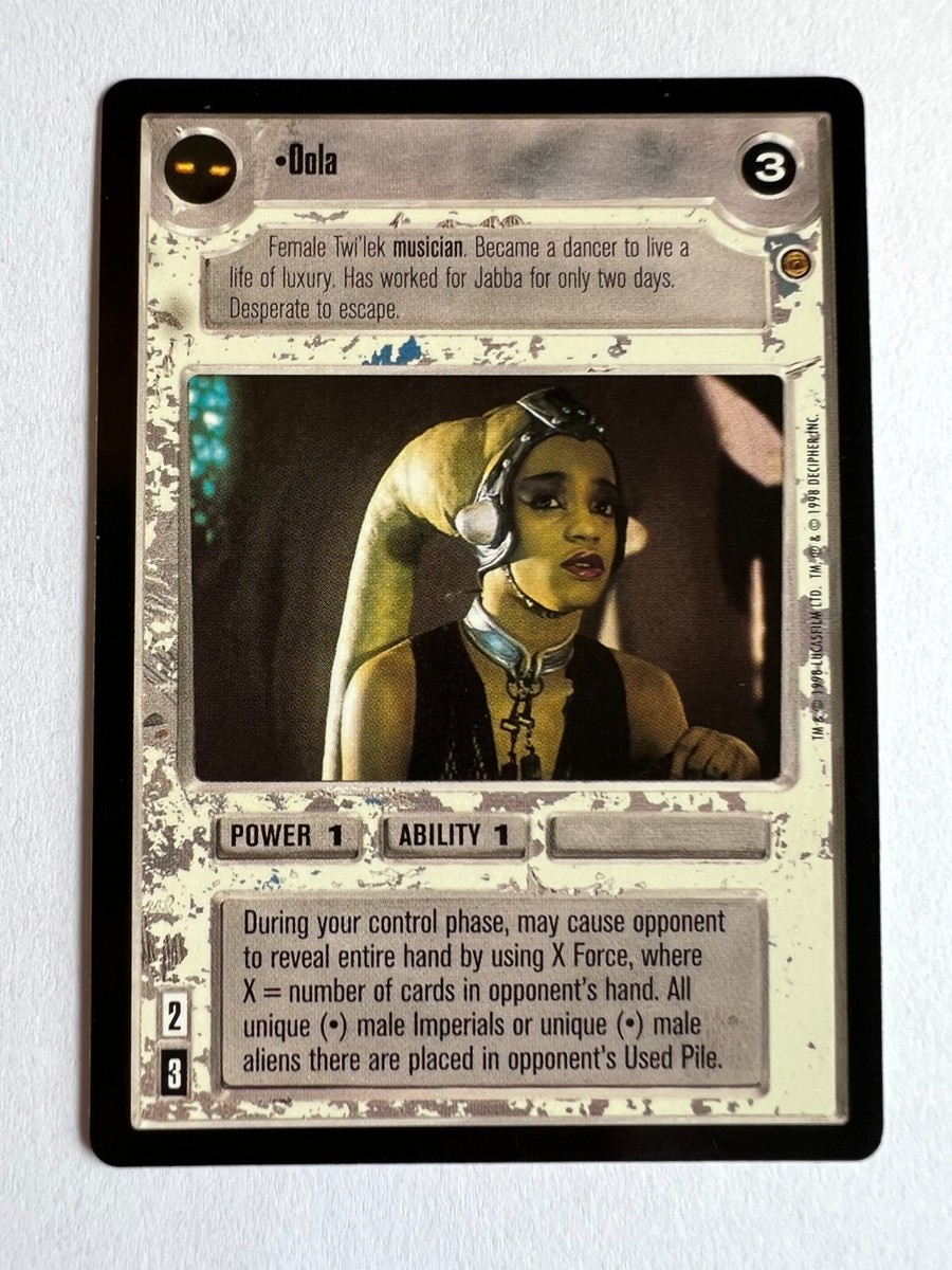 Star Wars CCG Oola Jabba's Palace FS Eligible Dollar Rare | eBay