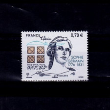 YT 5036 - NEUF** - année 2016 - SOPHIE GERMAIN cote 2.40€