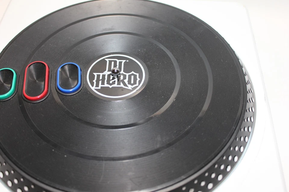 Toca-discos DJ Hero branco substituição sem fio para Xbox 360 Wii PS2 PS3 - Imagem 4 de 4
