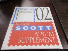 SCOTT   ALBUM SUPPLEMENT MINUTEMAN #34  WITH FREE SHIPPING!!!