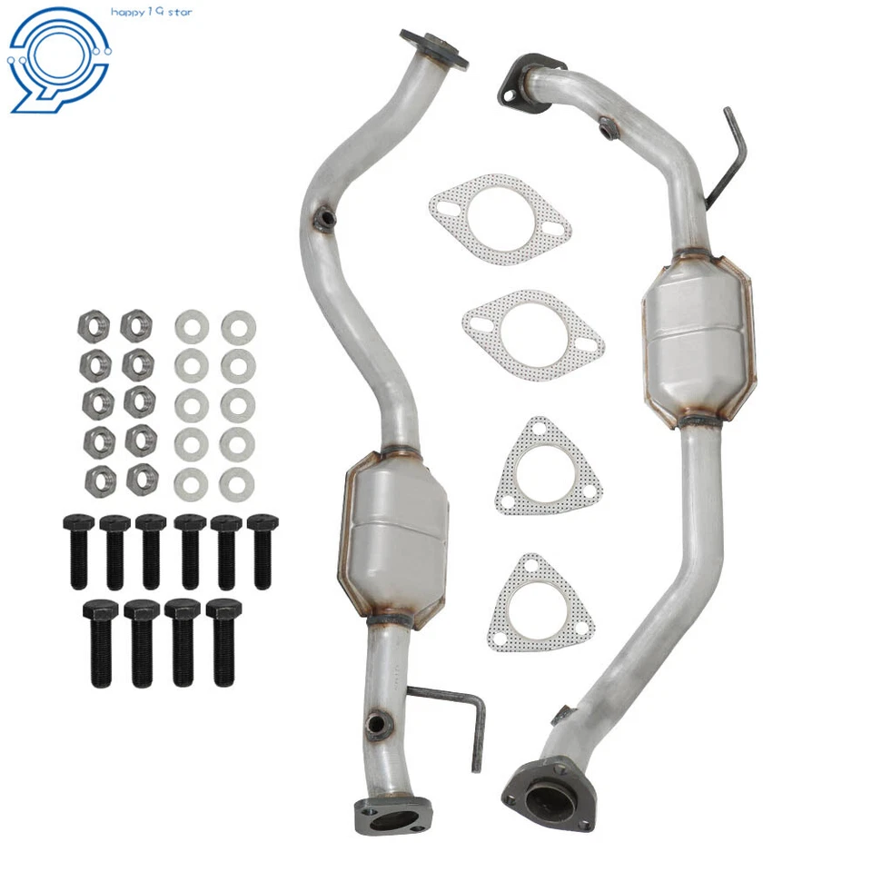 LH+ RH Catalytic Converter Set For 1998-2002 Isuzu Rodeo & 1998-1999 Amigo 3.2L - Изображение 2 из 4