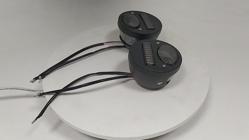 For Cafe Racer Retro Duolamp Vintage Rear Stop Lamp Universal Black Tail Light - Video 1 of 1