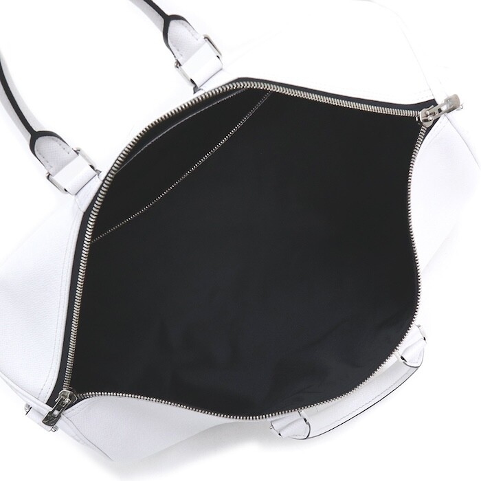 Louis Vuitton Keepall 50 Travel Bag M30885 White Taiga Shoulder