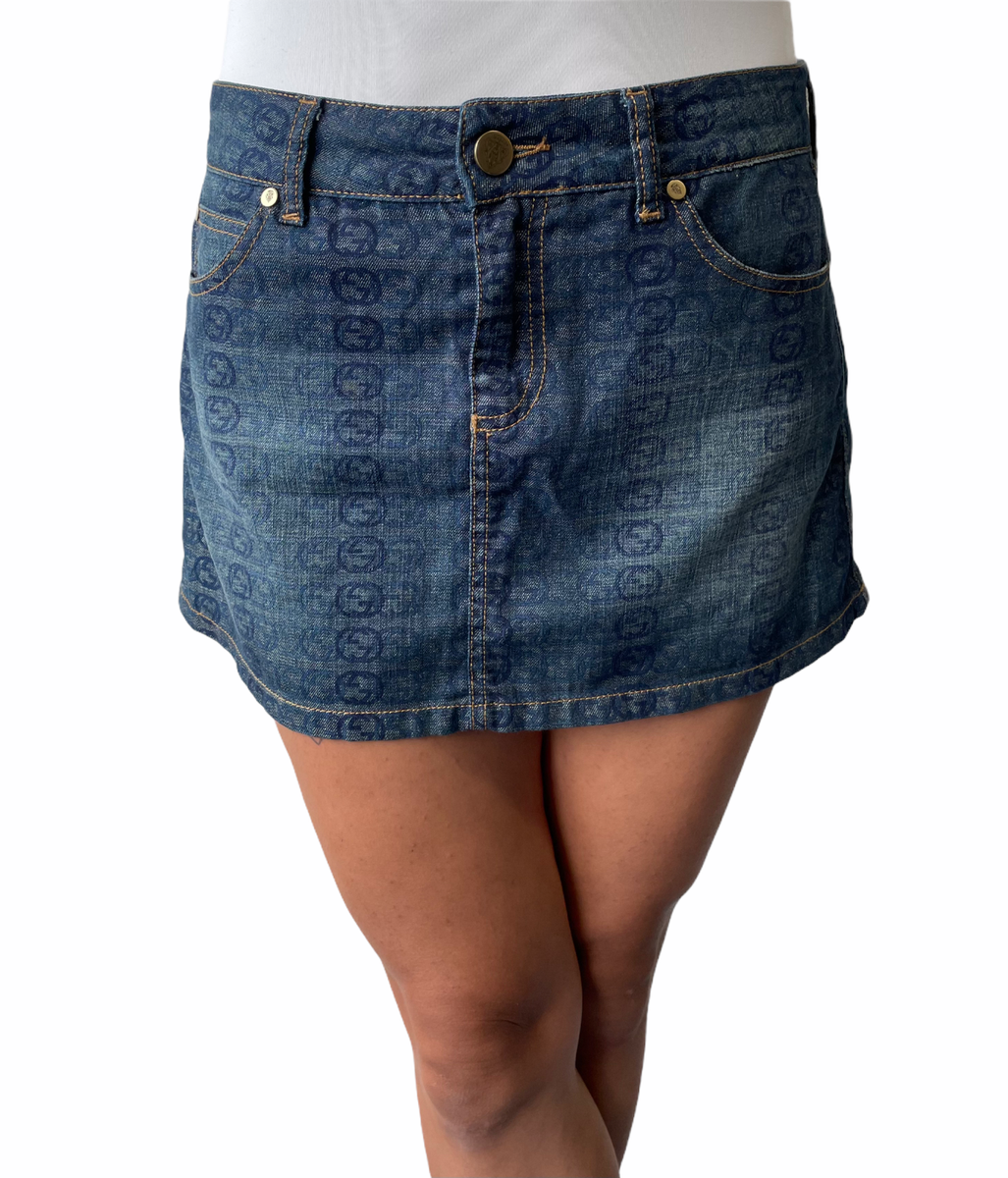 スカート GUCCI GG Monogram miniskirt Gucci GG Canvas miniskirt Gucci