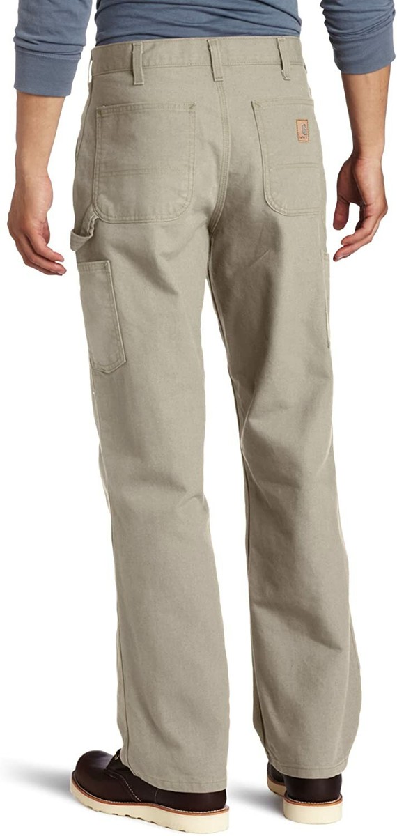 Carhartt Men's Washed Duck Work Dungaree Pants | eBay