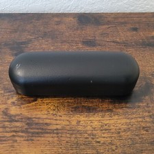 Oakley Black Leather Sunglasses Case Clamshell Pill Capsule Glasses Case