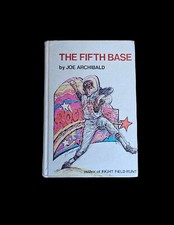 The Fifth Base Joe Archibald First Edition HC Ex Lib Youth Baseball Book c.1973