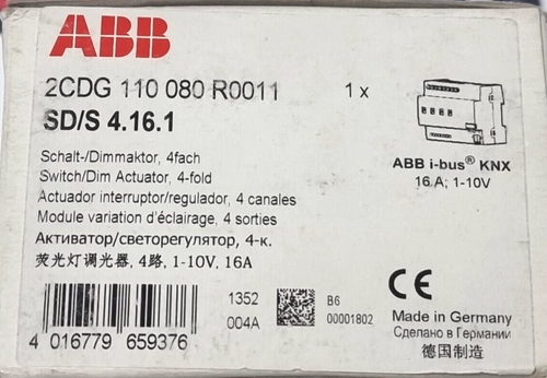ABB SD/S4.16.1 Switch Dimmer Actuator 2CDG110080R0011 - Picture 9 of 9