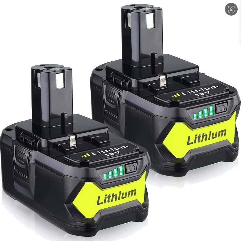 Batería de litio US 8,0Ah para Ryobi P108 ONE PLUS 18V P107 P104 RB18L26 RB18L50 Foto 3 de 4