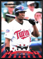 1998 Donruss David Ortiz Rookie Card RC #299 Minnesota Twins. rookie card picture